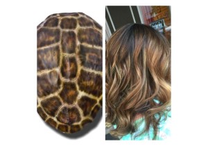 Черепаховое окрашивание волос