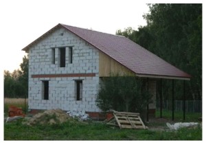 Строительство домов из пеноблоков  Мамоново