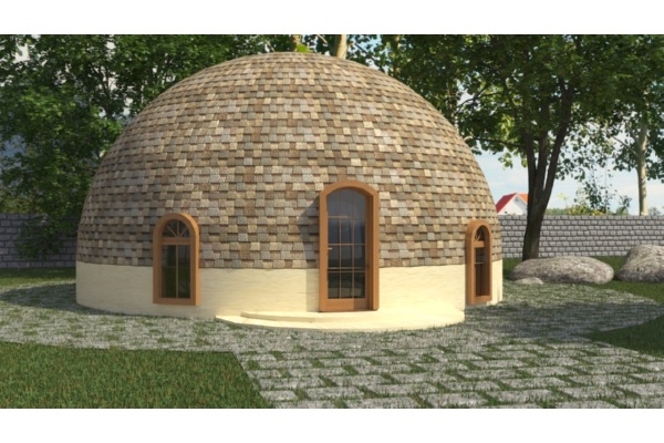 Строительство купольного дома с отделкой